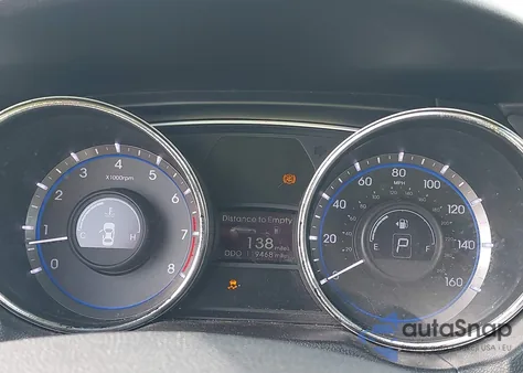 2014 Hyundai Sonata Gls z USA, uszkodzony, nr VIN 5NPEB4AC8EH823818